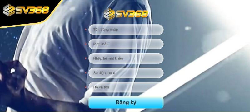 Hướng dẫn cách đăng ký tài khoản SV368 cho Newbie