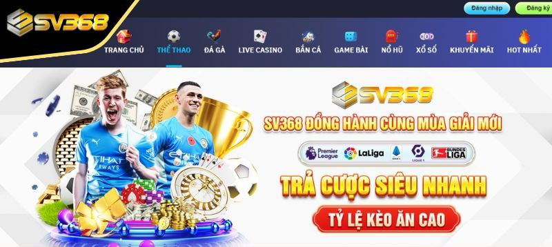 Giới thiệu sảnh game Thể Thao SV368